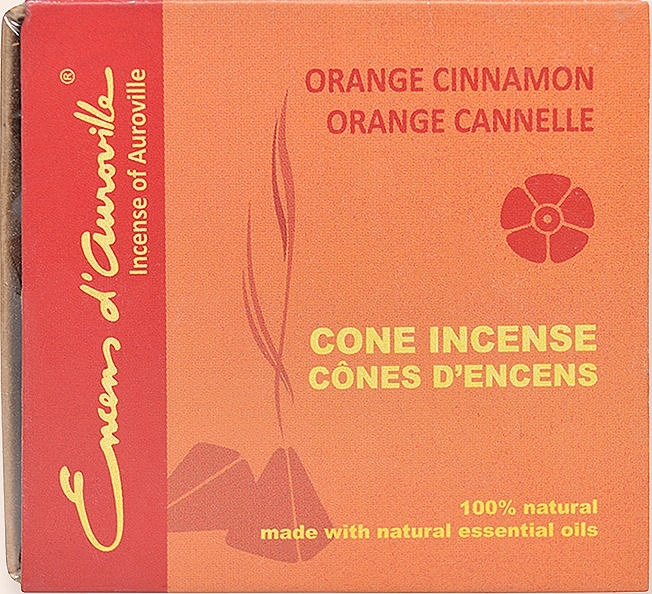 Räucherkegel mit Orange und Zimt - Maroma Encens d'Auroville Cone Incense Orange Cinnamon — Bild N2