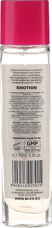 Bi-Es Emotion - Parfümiertes Körperspray — Bild N6