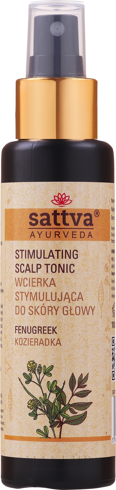 Stimulierendes Kopfhauttonikum mit Bockshornklee - Sattva Ayurveda — Bild 100 ml