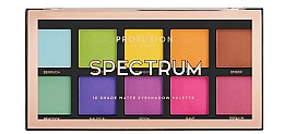 Düfte, Parfümerie und Kosmetik Lidschattenpalette - Profusion Cosmetics Spectrum 10 Shades Eyeshadow Palette