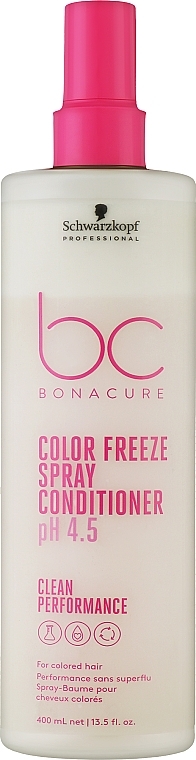 Spray-Conditioner für coloriertes Haar - Schwarzkopf Professional Bonacure Color Freeze Spray Conditioner pH 4.5 — Bild N3