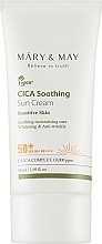Düfte, Parfümerie und Kosmetik Sonnenschutzcreme - Mary & May CICA Soothing Sun Cream SPF50+ PA++++
