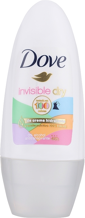 Deo Roll-on Antitranspirant - Dove Invisible dry 48H