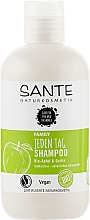 Düfte, Parfümerie und Kosmetik Bio-Shampoo für tägliche Anwendung mit Apfel und Quitte - Sante Family Organic Apfel & Quince Shampoo