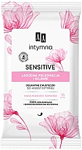 Düfte, Parfümerie und Kosmetik Sanfte Tücher für die Intimhygiene 15 St. - AA Intimate Sensitive Delicate Hygiene Wipes