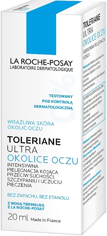 Feuchtigkeitsspendende Augencreme für empfindliche Haut - La Roche-Posay Toleriane Ultra Eye Cream — Bild N5