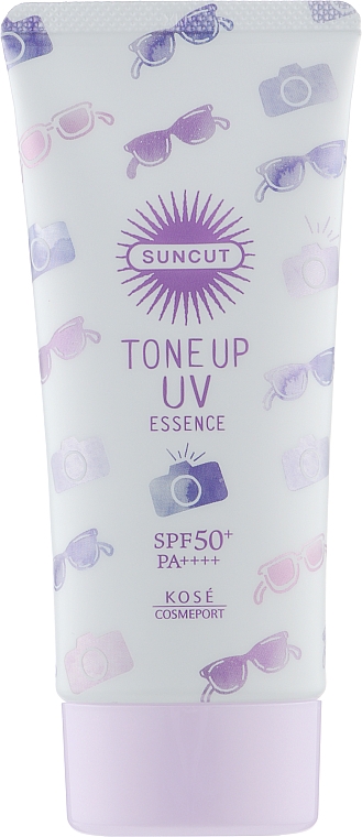Sonnenschutz-Essenz mit Farbkorrektureffekt - KOSE Suncut Tone Up UV Essence SPF50 — Bild N1