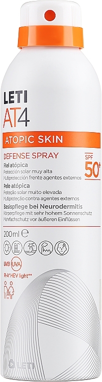 Schutzspray - Leti At4 Atopic Skin Defense Spray Spf 50 — Bild N1