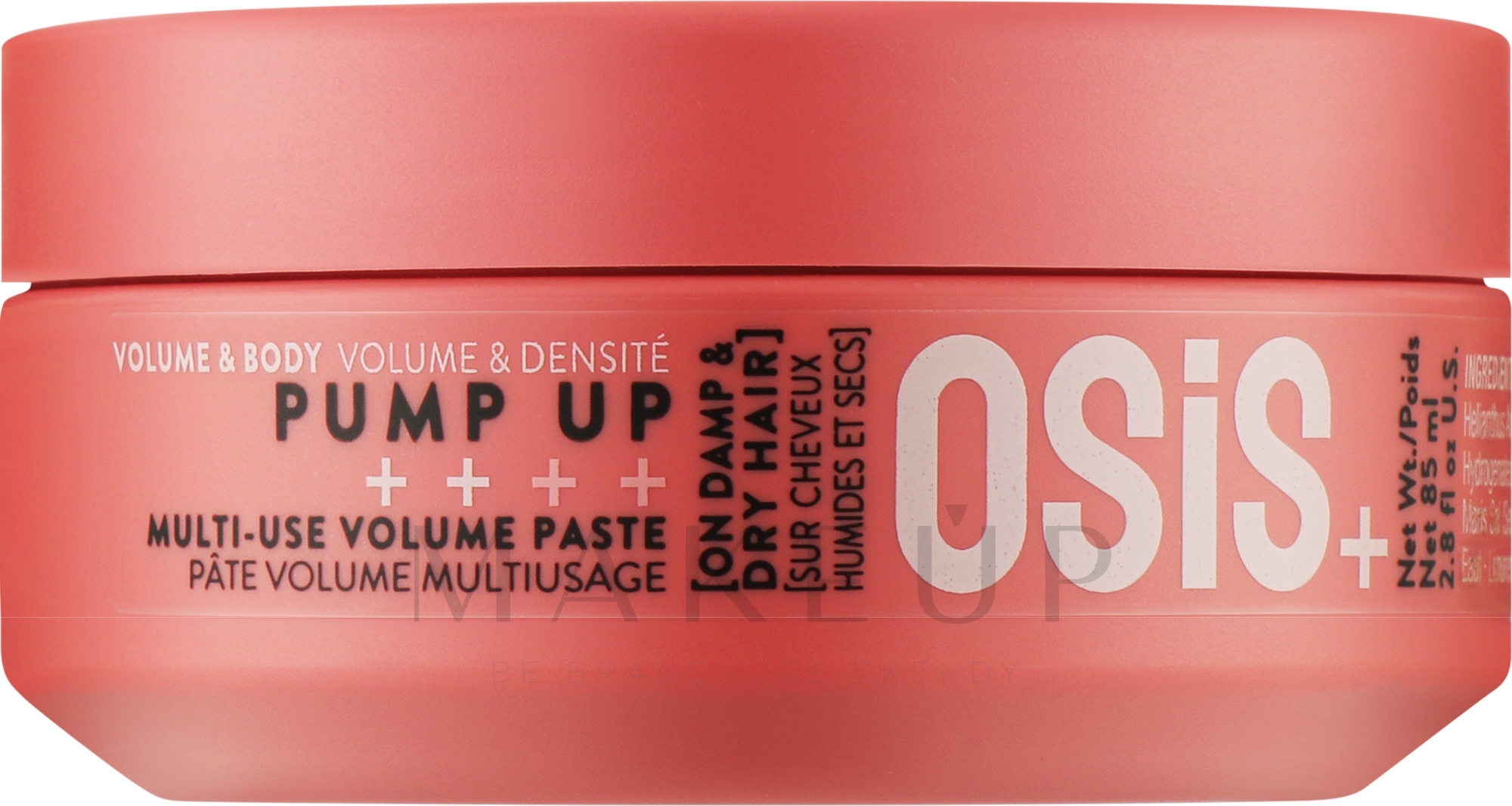 Multifunktionale Volumenpaste - Schwarzkopf Professional Osis+ Pump Up Multi-Use Volume Paste — Bild 85 ml