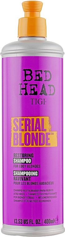 Regenerierendes Shampoo für mutige Blondinen - Tigi Bed Head Serial Blonde Shampoo — Bild N1