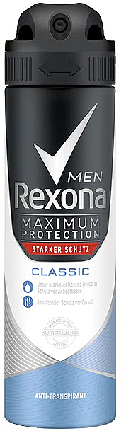 Deospray Antitranspirant - Rexona Maximum Protection Classic Men Deospray
