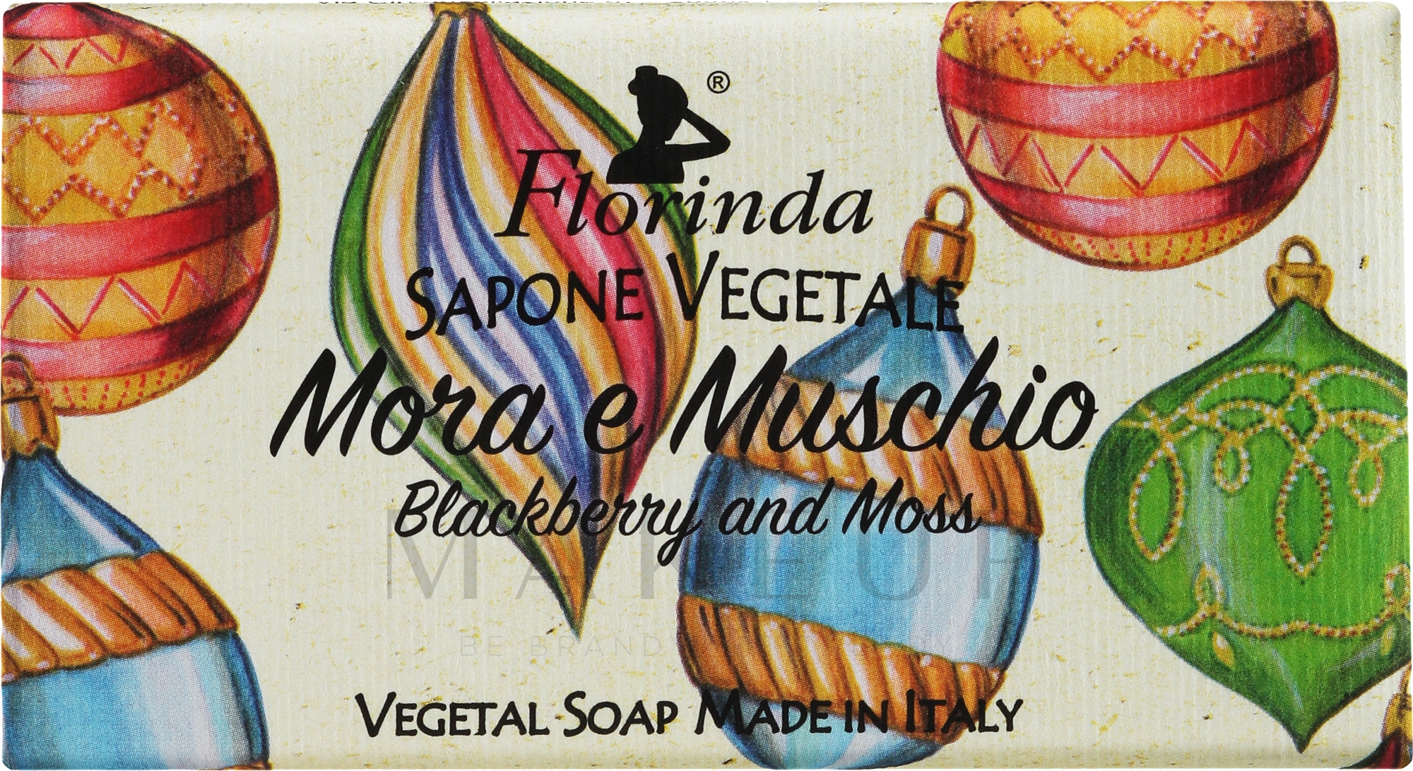 Seife Blackberry and Musk - Florinda Christmas Collection Soap — Bild 100 g