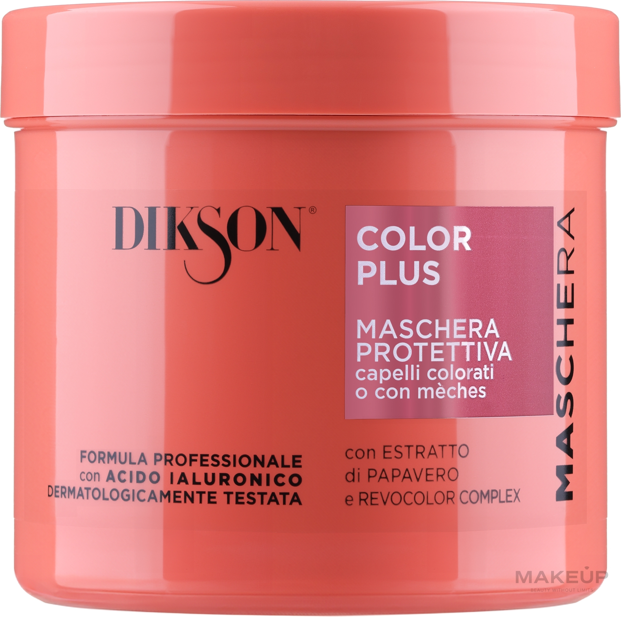 Farbschützende Haarmaske für coloriertes Haar mit Moringaextrakt und Weizenprotein - Dikson Color Protect Mask — Bild 500 ml