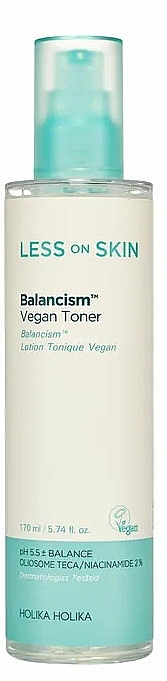 Gesichtstoner - Holika Holika Less On Skin Balancism Vegan Toner — Bild N1