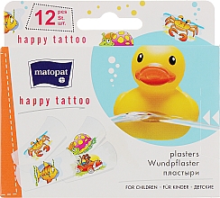 Düfte, Parfümerie und Kosmetik Medizinisches Pflaster Matopat Happy Tattoo - Matopat