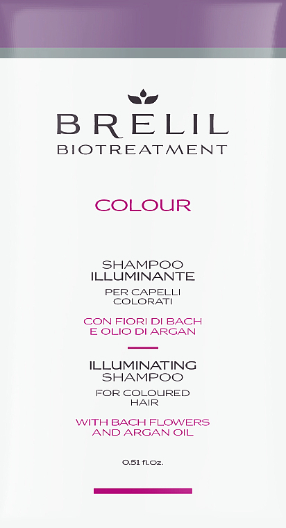 GESCHENK! Glanzgebendes Shampoo für coloriertes Haar - Brelil Bio Treatment Colour Shampoo  — Bild N1