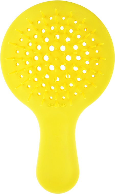 Haarbürste gelb - Janeke Superbrush Mini Silicon Line — Bild N1