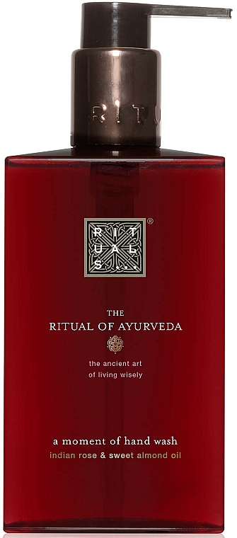 Pflegende Flüssigseife mit indischer Rose und Mandelöl - Rituals The Ritual of Ayurveda Hand Wash — Bild N1