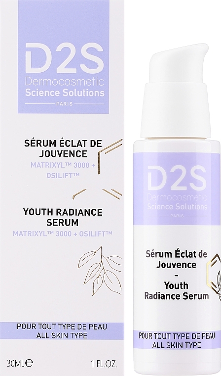 Gesichtsserum - D2S Anti Ageing Youth Radiance Serum  — Bild N2