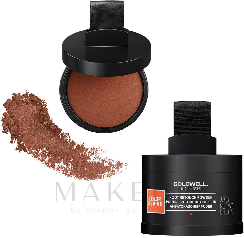 Ansatzkaschierpuder - Goldwell Dualsenses Color Revive Root Retouch Powder — Bild Copper Red