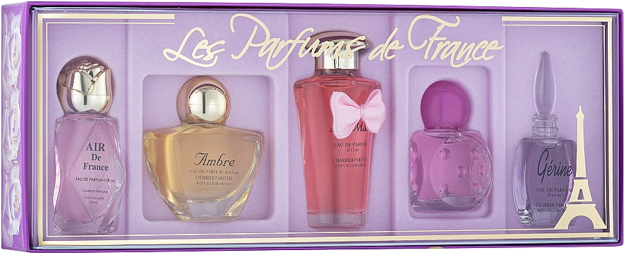 Charrier Parfums Parfums De France - Duftset (Eau de Parfum 5.2ml + Eau de Parfum 5.2ml + Eau de Parfum 5.2ml + Eau de Parfum 8ml + Eau de Parfum 4.9ml) — Bild N1