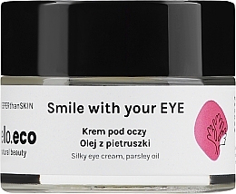 Düfte, Parfümerie und Kosmetik Augencreme Petersilie und Aprikose - Hello Eco Parsley-Apricot Eye Cream