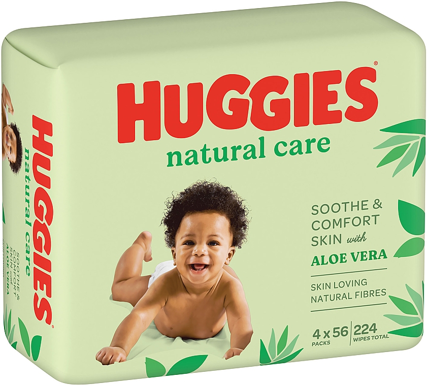 Feuchttücher für Babys Natural Care 4x56 St. - Huggies — Bild N3