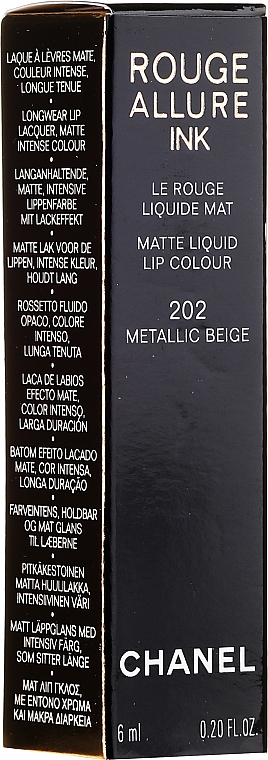 Flüssiger matter Lippenstift - Chanel Rouge Allure Ink — Bild N2