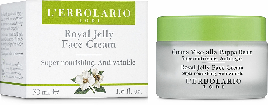 Nährende Anti-Falten Gesichtscreme mit Gelée Royale - L'erbolario Crema Viso alla Pappa Reale — Bild N1