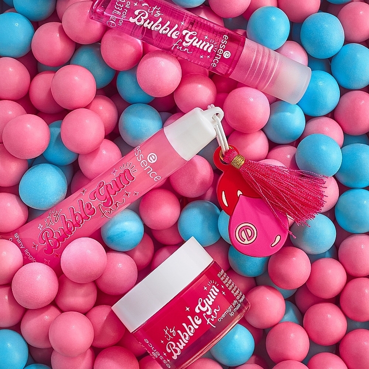 Lippenmaske für die Nacht - Essence Its Bubble Gum Fun Overnight Jelly Lip Mask Gummylicious  — Bild N4