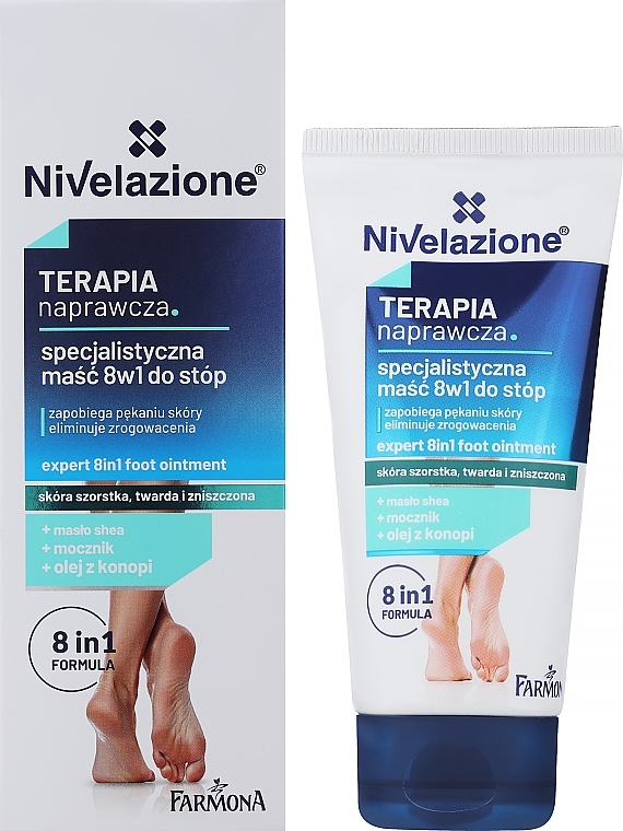 8in1 Spezielle Fußcreme mit Sheabutter und Vitamin E - Farmona Nivelazione Specialist Foot Cream — Bild N2