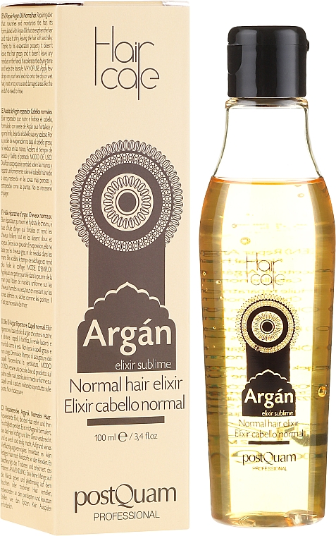 Haarelixier mit Arganöl für normales Haar - PostQuam Argan Sublime Hair Care Normal Hair Elixir — Bild N1