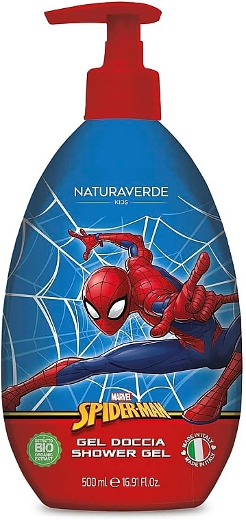 Duschgel für Kinder Spider Man - Naturaverde Kids Spider Man Shower Gel — Bild N1