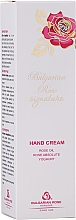 Handcreme mit natürlichem Rosenöl, Rosenwasser und Joghurt - Bulgarian Rose Signature Hand Cream — Bild N1