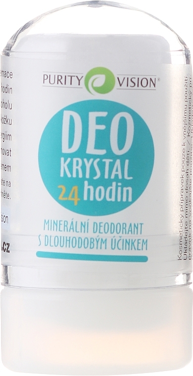 Kristall Deostick - Purity Vision Deo Krystal 24 Hour Mineral Deodorant — Bild N1