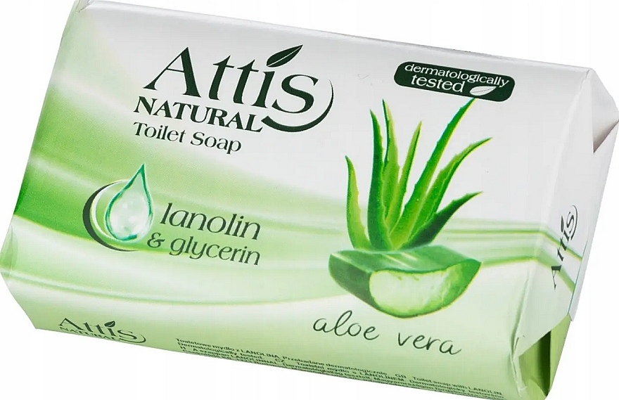Seife mit Aloe Vera - Attis Natural Aloe Vera Soap — Bild N1