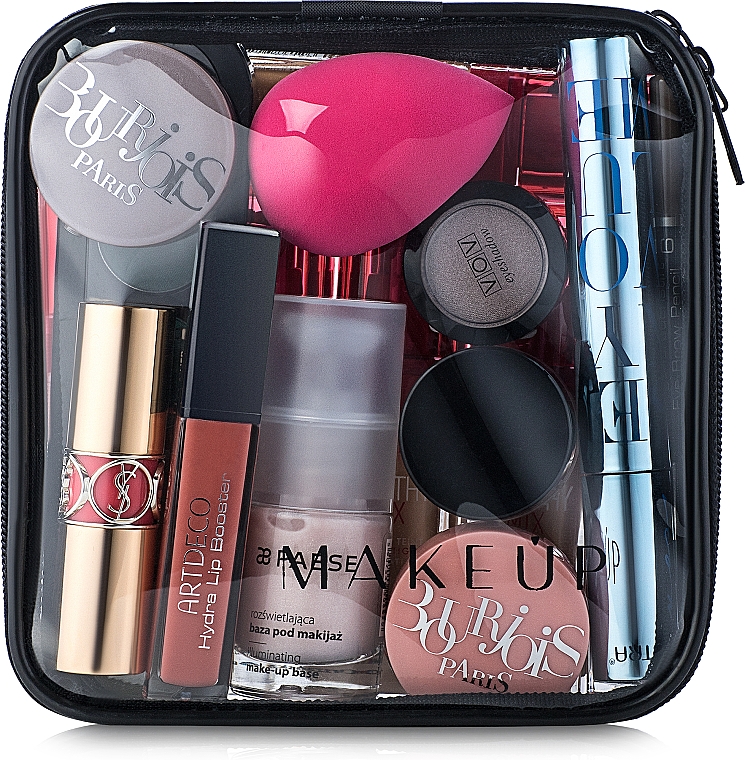 Kosmetiktasche Visible Bag (ohne Inhalt) - MAKEUP B:15 x H:15 x T:5 cm  — Foto N1