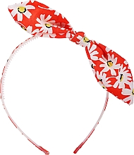 Düfte, Parfümerie und Kosmetik Haarreif FA-5629 rot mit Blumen - Donegal