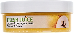 Zuckerpeeling für den Körper Asiatische Birne & Papaya - Fresh Juice Asian Pear & Papaya — Bild N2
