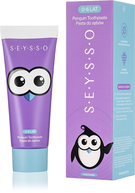 Zahnpasta für Kinder - SEYSSO Kids Penguin  — Bild N2