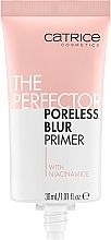 Gesichtsprimer zur Porenverengung mit Niacinamid - Catrice The Perfector Poreless Blur Primer — Bild N2