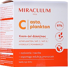 Aufhellendes und feuchtigkeitsspendendes Gesichtscreme-Gel mit Orangenhydrolat und Vitamin C und E - Miraculum Asta.Plankton C Cream-Gel — Bild N2