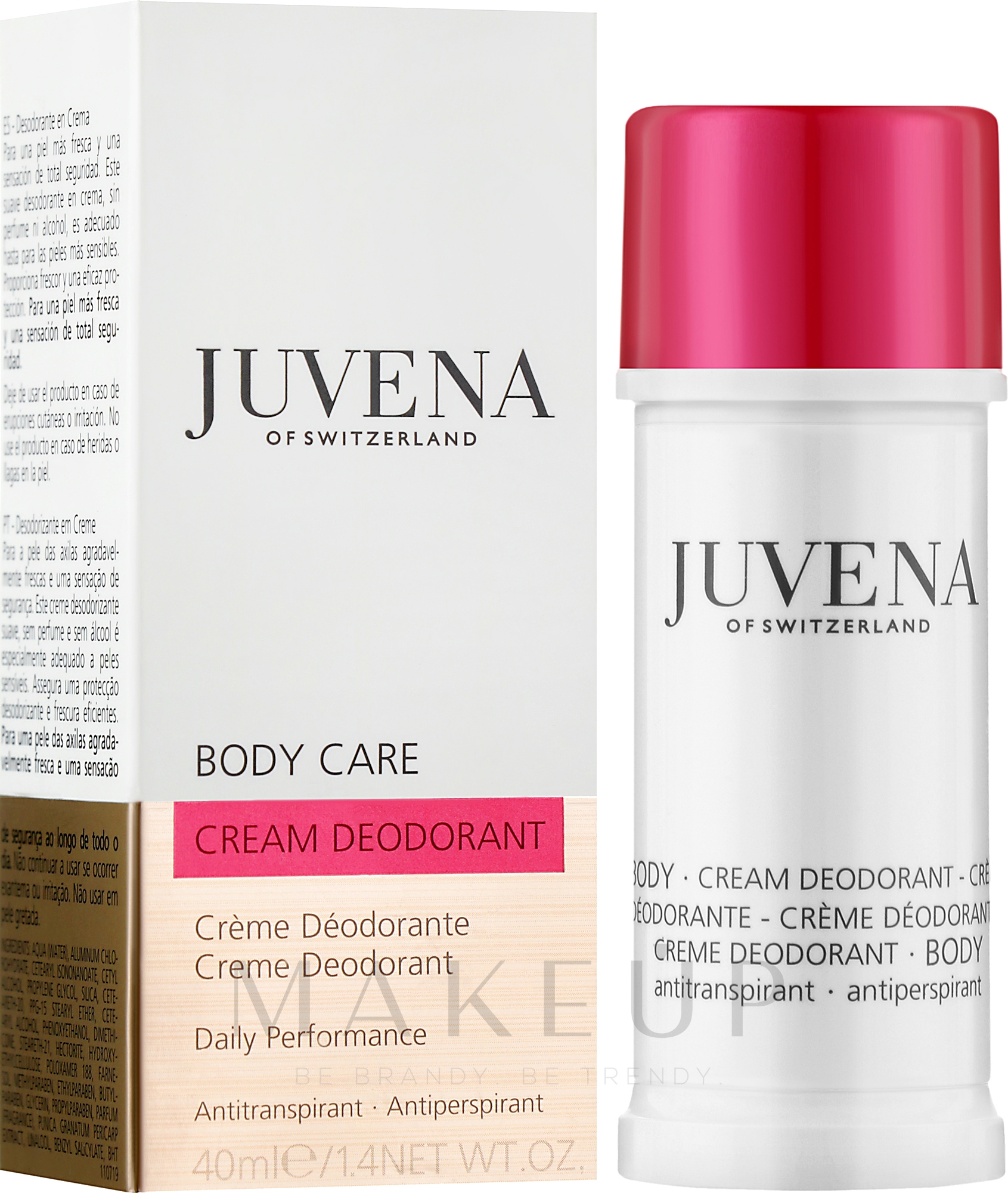 Deo-Creme Antitranspirant - Juvena Daily Performance Cream Deodorant — Bild 40 ml