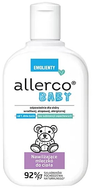 Feuchtigkeitsspendende Körpermilch - Allerco Baby Emolienty — Bild N1