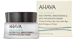 Verjüngende und glättende Augenkonturcreme - Ahava Age Control Eye Cream — Bild N2