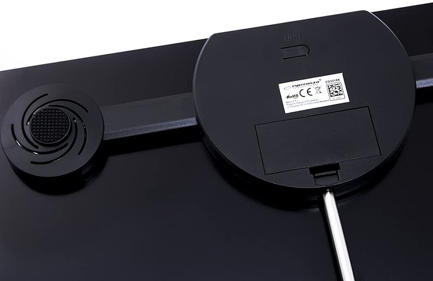 Elektronische Personenwaage schwarz - Esperanza 8 In 1 Bluetooth Bathroom Scale B.Fit EBS016K — Bild N3