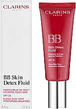 Düfte, Parfümerie und Kosmetik Balancierendes BB Fluid LSF 25 - Clarins BB Skin Detox Fluid SPF 25