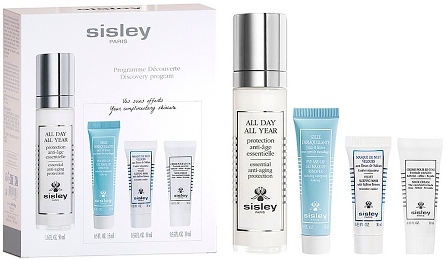 Set - Sisley All Day All Year (cr/50ml + remov/15ml + mask/10ml + neck/cr/10ml) — Bild N2