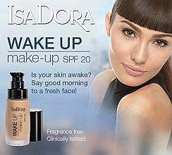 Foundation mit Anti-Müdigkeits-Effekt - IsaDora Wake Up Make-Up Foundation SPF 20 — Bild N2