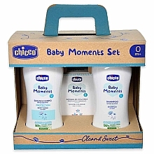 Duftset (Duschgel 200ml + Eau de Cologne/100ml + Shampoo 200ml) - Chicco Baby Moments Set — Bild N1